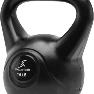 ProsourceFit Vinyl Plastic Kettlebell from 10, 15, 20, 25, 30 and 35 lbs