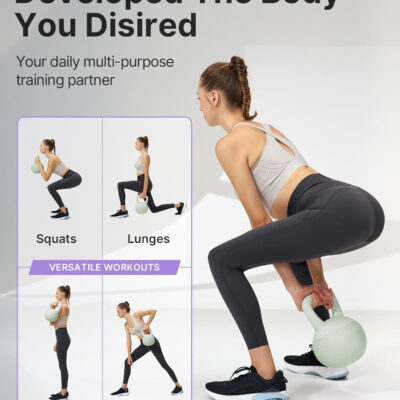 YOTTOY Soft Kettlebell,Kettlebell Anti-Slip Grip Weight for Home Workouts, Kettlebells Set Strength and Safety Guaranteed