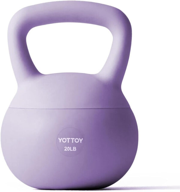 YOTTOY Soft Kettlebell,Kettlebell Anti-Slip Grip Weight for Home Workouts, Kettlebells Set Strength and Safety Guaranteed
