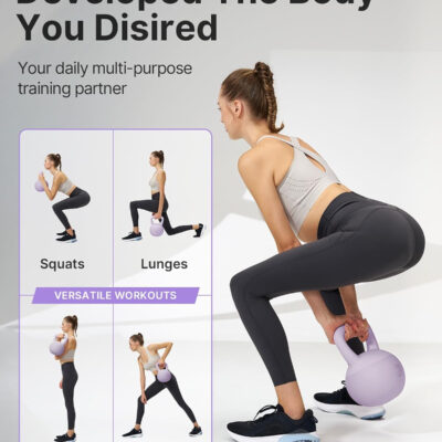 YOTTOY Soft Kettlebell,Kettlebell Anti-Slip Grip Weight for Home Workouts, Kettlebells Set Strength and Safety Guaranteed