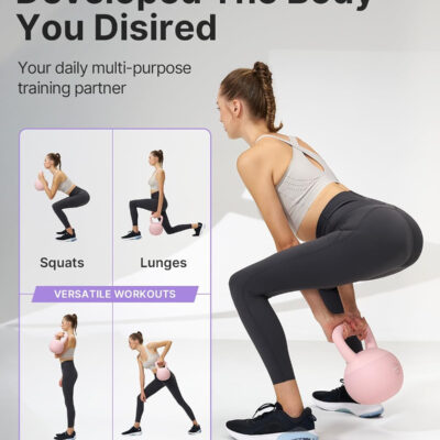 YOTTOY Soft Kettlebell,Kettlebell Anti-Slip Grip Weight for Home Workouts, Kettlebells Set Strength and Safety Guaranteed