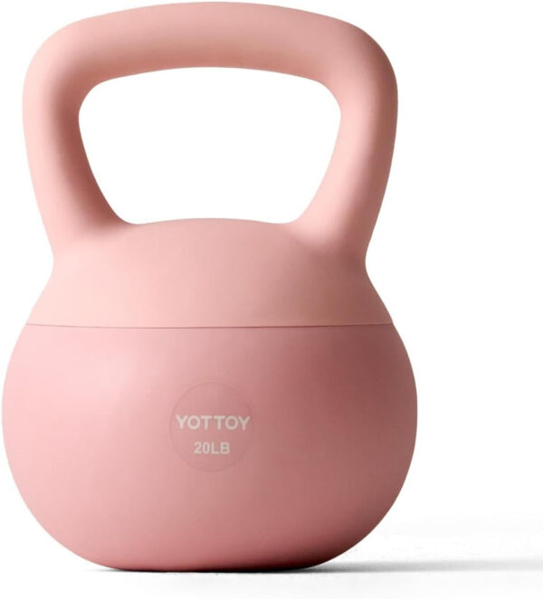 YOTTOY Soft Kettlebell,Kettlebell Anti-Slip Grip Weight for Home Workouts, Kettlebells Set Strength and Safety Guaranteed