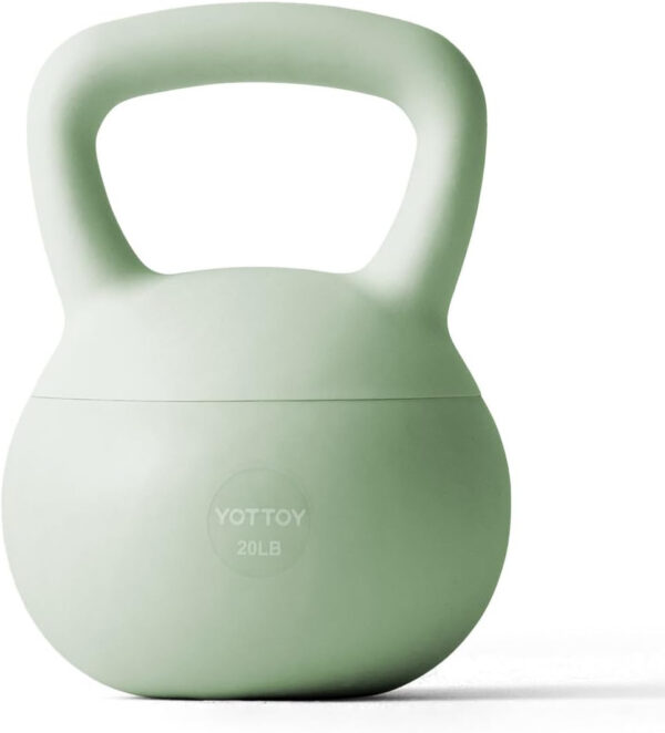YOTTOY Soft Kettlebell,Kettlebell Anti-Slip Grip Weight for Home Workouts, Kettlebells Set Strength and Safety Guaranteed