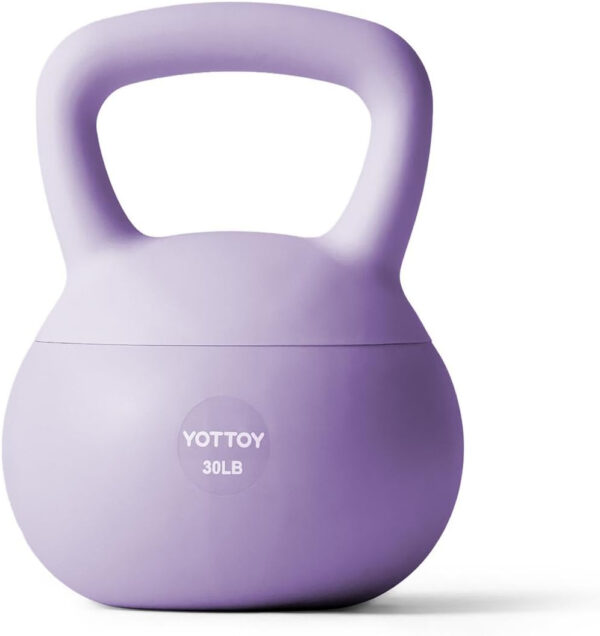 YOTTOY Soft Kettlebell,Kettlebell Anti-Slip Grip Weight for Home Workouts, Kettlebells Set Strength and Safety Guaranteed