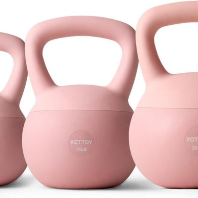 YOTTOY Soft Kettlebell,Kettlebell Anti-Slip Grip Weight for Home Workouts, Kettlebells Set Strength and Safety Guaranteed