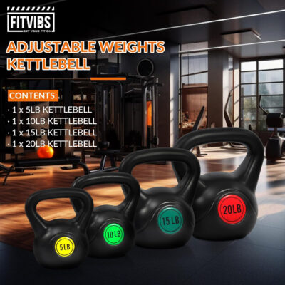 689b3c7a8d0e57b508178e6fd66f42969d150c8143af0a941cea2.jpg Wide Grip 3-Piece or 4-Piece Kettlebell Exercise Fitness Weight Set, Include 5 lbs, 10 lbs, 15 lbs and 20 lbs, Set of 3 or Set of 4