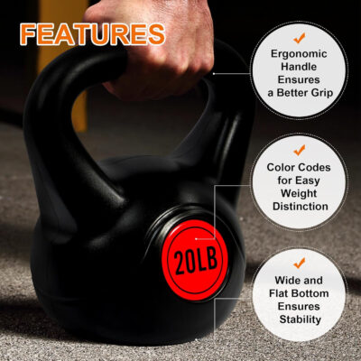 689b3c7befd660e9ed3c740dd40ccc42526af1f82a62c082965bf.jpg Wide Grip 3-Piece or 4-Piece Kettlebell Exercise Fitness Weight Set, Include 5 lbs, 10 lbs, 15 lbs and 20 lbs, Set of 3 or Set of 4