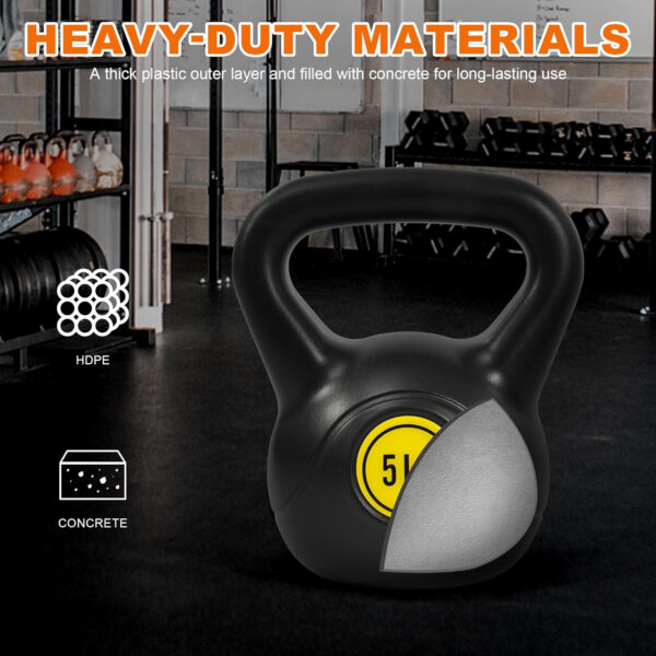 689b3c7d3ab1d8e12c8637a913b3c3facffaa073e06825909252b.jpg Wide Grip 3-Piece or 4-Piece Kettlebell Exercise Fitness Weight Set, Include 5 lbs, 10 lbs, 15 lbs and 20 lbs, Set of 3 or Set of 4
