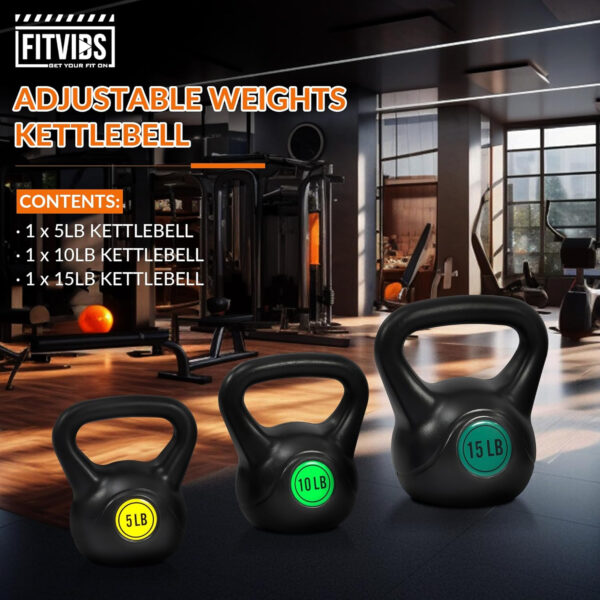 689b3c83ee98686cf944d8dfcdfc00f3752d82636261ccb703af6.jpg Wide Grip 3-Piece or 4-Piece Kettlebell Exercise Fitness Weight Set, Include 5 lbs, 10 lbs, 15 lbs and 20 lbs, Set of 3 or Set of 4