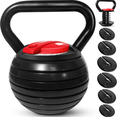 Yes4All Adjustable Kettlebell, Kettle Grip, Kettlebell Handle, Convert to Kettlebells Weight Set