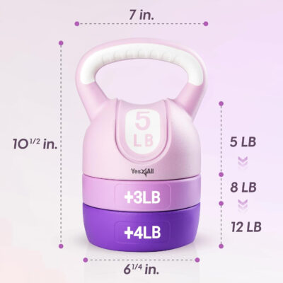 689b3e1064ff4170bd486b5c47d0863e7794fcb7305cfddaae82c.jpg Yes4All Kettlebell Sets - Adjustable Kettlebell Set for Strength Training - Kettlebells Adjustable Weight for Versatile Workouts