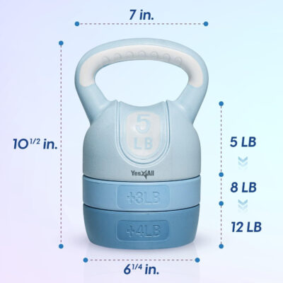 689b3e1a9f45ee5cecc7baa0455bc97eafbafc32a38c69178b046.jpg Yes4All Kettlebell Sets - Adjustable Kettlebell Set for Strength Training - Kettlebells Adjustable Weight for Versatile Workouts