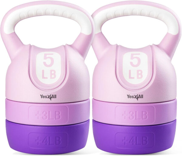 689b3e2b7afb6a8c8058b6221680ce2aa091c014a2d0debca3a88.jpg Yes4All Kettlebell Sets - Adjustable Kettlebell Set for Strength Training - Kettlebells Adjustable Weight for Versatile Workouts