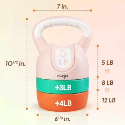 689b3e2e280bef3a8efb634b64d9ffab8ba4317d86b4be3fc0106.jpg Yes4All Kettlebell Sets - Adjustable Kettlebell Set for Strength Training - Kettlebells Adjustable Weight for Versatile Workouts