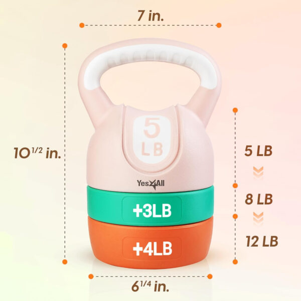 689b3e2e280bef3a8efb634b64d9ffab8ba4317d86b4be3fc0106.jpg Yes4All Kettlebell Sets - Adjustable Kettlebell Set for Strength Training - Kettlebells Adjustable Weight for Versatile Workouts