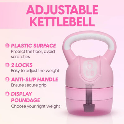 689b3e37f2126196292e34e48eee2abc36380d4fad3fd2faca66d.jpg Yes4All Kettlebell Sets - Adjustable Kettlebell Set for Strength Training - Kettlebells Adjustable Weight for Versatile Workouts
