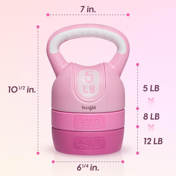 689b3e3952ba83abfdc1058c6d1eea7bff6c6b8b0370a533e9625.jpg Yes4All Kettlebell Sets - Adjustable Kettlebell Set for Strength Training - Kettlebells Adjustable Weight for Versatile Workouts