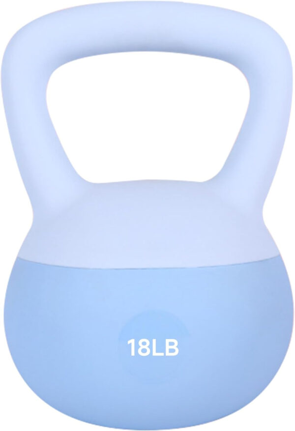 689b3e784e98f459348aee98ffdd7d7b0a45e9dade2e6d4a4294b.jpg Leikefitness Soft Kettlebells,Steel Shot Filled Weights for Women and Men,Color Coded Anti Slip Soft Kettlebells,Home workout