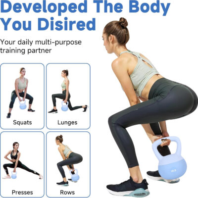 689b3e7e17569ac8f1df93ccd91fc1a716d3beb3ec99b2506c8c8.jpg Leikefitness Soft Kettlebells,Steel Shot Filled Weights for Women and Men,Color Coded Anti Slip Soft Kettlebells,Home workout