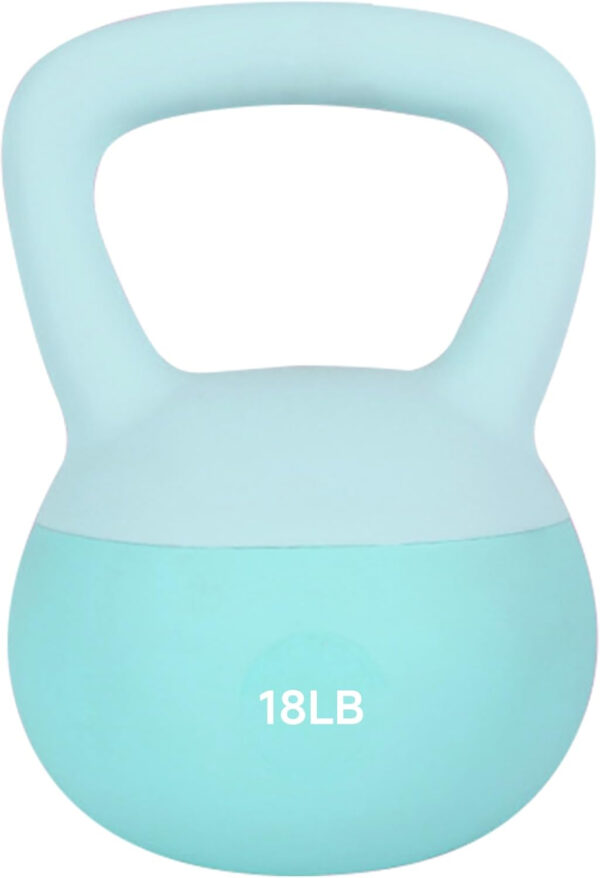 689b3e8f14f06d96b14dffbbda6984c9650c6394d0bfe66950a9b.jpg Leikefitness Soft Kettlebells,Steel Shot Filled Weights for Women and Men,Color Coded Anti Slip Soft Kettlebells,Home workout