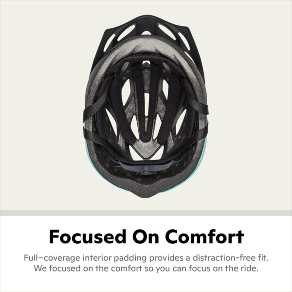 Schwinn Thrasher Helmet for Adults, Size 58-62 cm for Riders Ages 14+, Microshell, Adjustable Dial & Straps, Interior Padding, Air Vents, Lighted or Unlit, Visor, Adult Bike Helmet