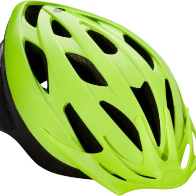 Schwinn Thrasher Helmet for Adults, Size 58-62 cm for Riders Ages 14+, Microshell, Adjustable Dial & Straps, Interior Padding, Air Vents, Lighted or Unlit, Visor, Adult Bike Helmet