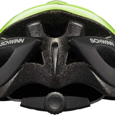 Schwinn Thrasher Helmet for Adults, Size 58-62 cm for Riders Ages 14+, Microshell, Adjustable Dial & Straps, Interior Padding, Air Vents, Lighted or Unlit, Visor, Adult Bike Helmet