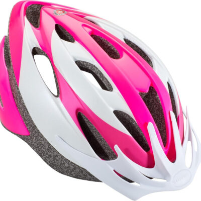 Schwinn Thrasher Helmet for Adults, Size 58-62 cm for Riders Ages 14+, Microshell, Adjustable Dial & Straps, Interior Padding, Air Vents, Lighted or Unlit, Visor, Adult Bike Helmet