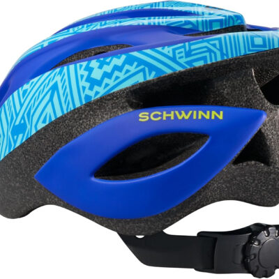 Schwinn Thrasher Helmet for Adults, Size 58-62 cm for Riders Ages 14+, Microshell, Adjustable Dial & Straps, Interior Padding, Air Vents, Lighted or Unlit, Visor, Adult Bike Helmet