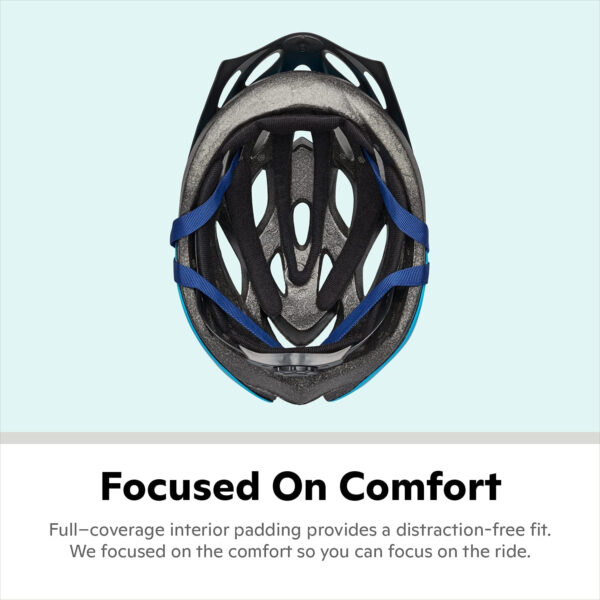 Schwinn Thrasher Helmet for Adults, Size 58-62 cm for Riders Ages 14+, Microshell, Adjustable Dial & Straps, Interior Padding, Air Vents, Lighted or Unlit, Visor, Adult Bike Helmet