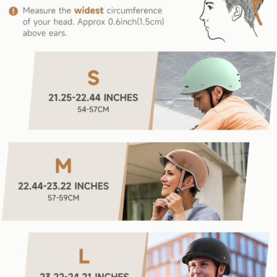 Findway Pro Bike Helmet for Adults,Adjustable Cycling Helmet for Men & Women [Safety Certified] Bicycle Helmet for Commuting, Road Biking, Skating with Adjustable Dial