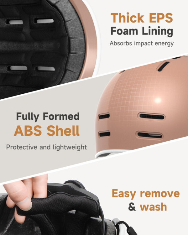 Findway Pro Bike Helmet for Adults,Adjustable Cycling Helmet for Men & Women [Safety Certified] Bicycle Helmet for Commuting, Road Biking, Skating with Adjustable Dial