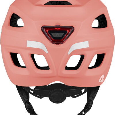 Retrospec Lennon Bike Helmet with LED Safety Light Adjustable Dial & Removable Visor