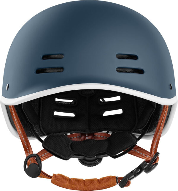 Retrospec Lennon Bike Helmet with LED Safety Light Adjustable Dial & Removable Visor