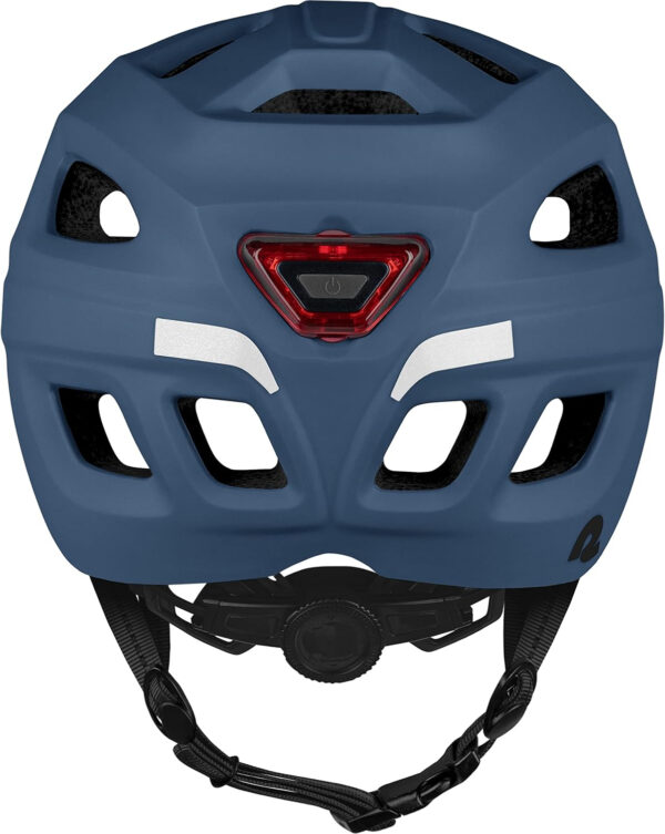 Retrospec Lennon Bike Helmet with LED Safety Light Adjustable Dial & Removable Visor