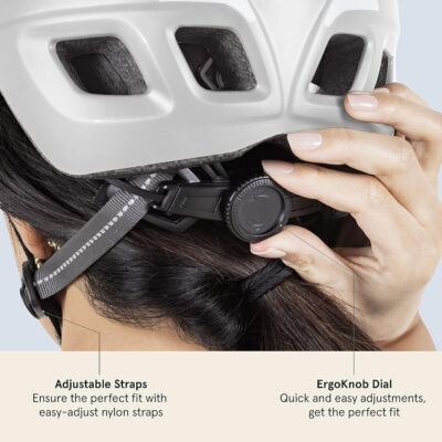 Retrospec Lennon Bike Helmet with LED Safety Light Adjustable Dial & Removable Visor