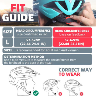 Bike Helmet, Basecamp Bicycle Helmet with Rear Light & Detachable Magnetic Goggles Lightweight Cycling Helmet Adjustable for Adult Men Women Mountain & Road (BC-069)