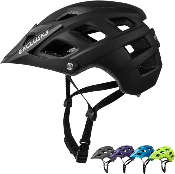 689b45d53f005397ac12be7db7b54f14c5fdc82e292dbe19665ea.jpg Exclusky Bike Helmet Mountain Bike Helmet for Adults Lightweight MTB Cycling Helmet for Men Women Adjustable Bicycle Helmet with Visor