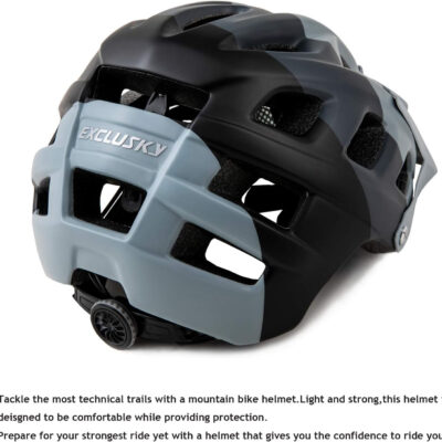 689b45dcdd488896d37ff7b03f8a2a6550147adfb45fe729f129f.jpg Exclusky Bike Helmet Mountain Bike Helmet for Adults Lightweight MTB Cycling Helmet for Men Women Adjustable Bicycle Helmet with Visor