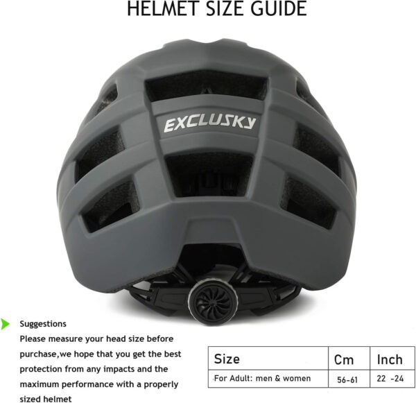 689b45f4ad1b651aed1331f675e16dc90bb969cf3387ea1aa542f.jpg Exclusky Bike Helmet Mountain Bike Helmet for Adults Lightweight MTB Cycling Helmet for Men Women Adjustable Bicycle Helmet with Visor
