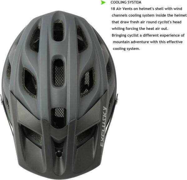 689b45f61fe74156d1d1c2c8b09ab88dee4774bc023f9c4f41d44.jpg Exclusky Bike Helmet Mountain Bike Helmet for Adults Lightweight MTB Cycling Helmet for Men Women Adjustable Bicycle Helmet with Visor