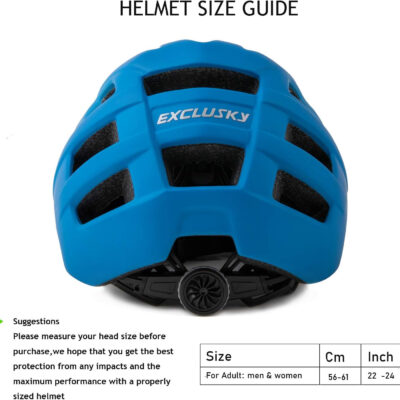 689b46047717f05380db2d4a05aba13fc3a26ac7db6fd070bf0a7.jpg Exclusky Bike Helmet Mountain Bike Helmet for Adults Lightweight MTB Cycling Helmet for Men Women Adjustable Bicycle Helmet with Visor