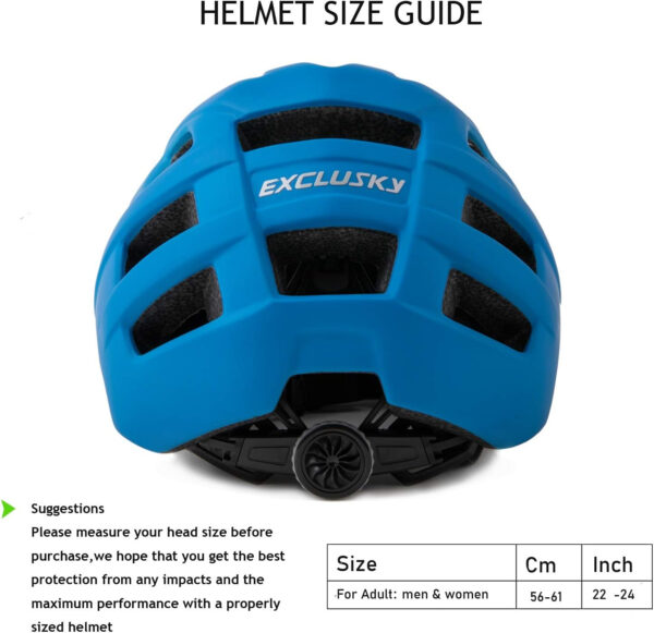 689b46047717f05380db2d4a05aba13fc3a26ac7db6fd070bf0a7.jpg Exclusky Bike Helmet Mountain Bike Helmet for Adults Lightweight MTB Cycling Helmet for Men Women Adjustable Bicycle Helmet with Visor