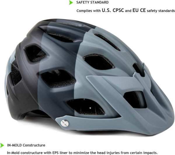 689b4607555b31a7b9e582447e92994e82499389887d6c9f59573.jpg Exclusky Bike Helmet Mountain Bike Helmet for Adults Lightweight MTB Cycling Helmet for Men Women Adjustable Bicycle Helmet with Visor