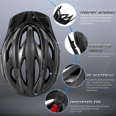 689b47fee033a064530968384d4d49e324210faf620524ac0b71c.jpg Bike Helmets for Men - Women Bicycle Helmet Adult - Certified Lightweight Comfort Adjustable Cycling Helmet with Detachable Visor for Mountain Road Biker