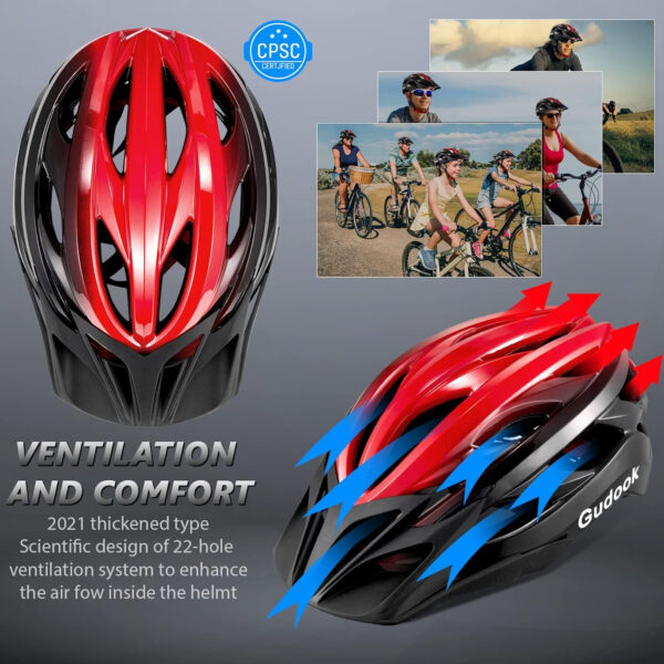 689b480362d7167543bf5d23265aa4cd065f7c3df54fe2b7d5e86.jpg Bike Helmets for Men - Women Bicycle Helmet Adult - Certified Lightweight Comfort Adjustable Cycling Helmet with Detachable Visor for Mountain Road Biker