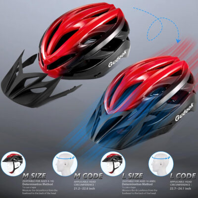 689b48090a364f1b7358f75dc0fdacf2d47551f84a210cacc5fbe.jpg Bike Helmets for Men - Women Bicycle Helmet Adult - Certified Lightweight Comfort Adjustable Cycling Helmet with Detachable Visor for Mountain Road Biker