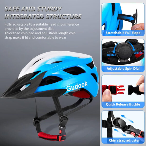 689b482a9fb920993f87756b53afeb4a188215fb4e81871a9cc3a.jpg Bike Helmets for Men - Women Bicycle Helmet Adult - Certified Lightweight Comfort Adjustable Cycling Helmet with Detachable Visor for Mountain Road Biker