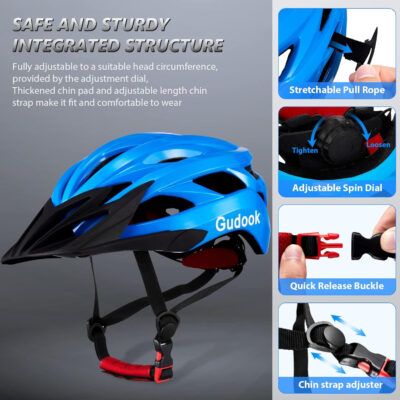 689b48339b174342bbcbc5367b10c5e9fc5be098d8e2addd6cb9d.jpg Bike Helmets for Men - Women Bicycle Helmet Adult - Certified Lightweight Comfort Adjustable Cycling Helmet with Detachable Visor for Mountain Road Biker