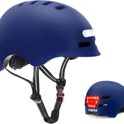 689b4bcfd4c2aebd45c9d4320672df61ceeca08bffbff995e4bba.jpg Bike Helmets for Adults - Front and Rear LED Lights Adjustable Bicycle Helmet for Adults Men Women Scooter Helmet for Commuting, Road Biking, Skating, Scooter